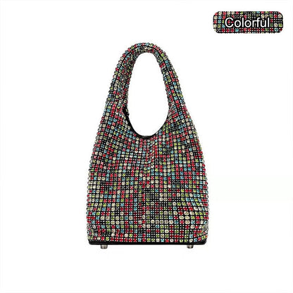 ⏳Spécial à durée limitée⏰Sac à main femme en strass de type bucket💎