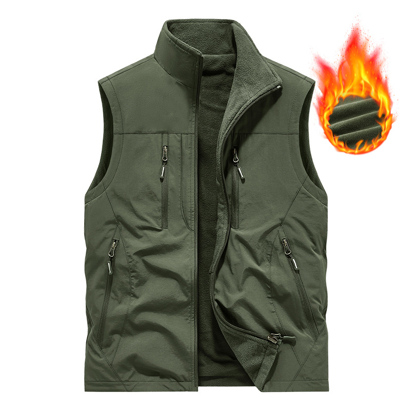 ⏳Spécial à durée limitée⏰Veste sans manches oversize pour homme avec poches🧥👕