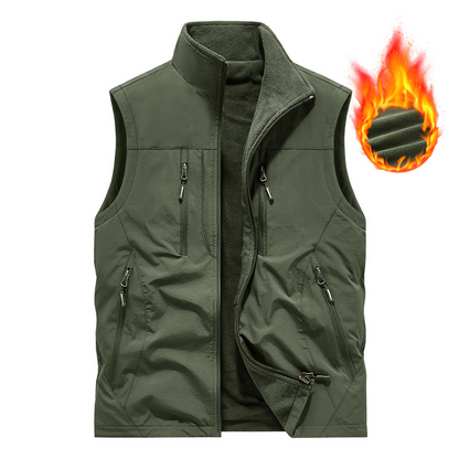 ⏳Spécial à durée limitée⏰Veste sans manches oversize pour homme avec poches🧥👕