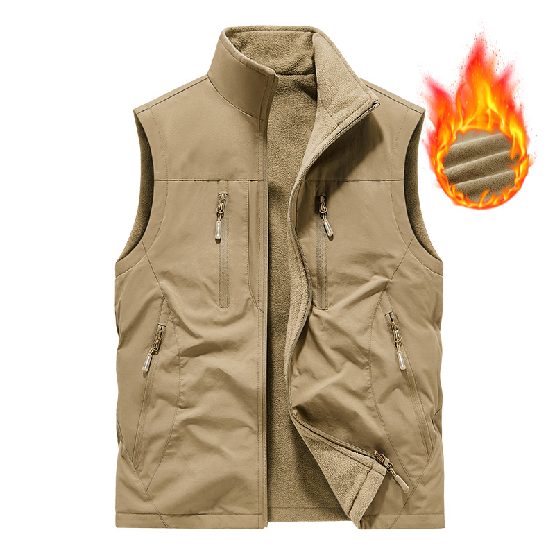 ⏳Spécial à durée limitée⏰Veste sans manches oversize pour homme avec poches🧥👕