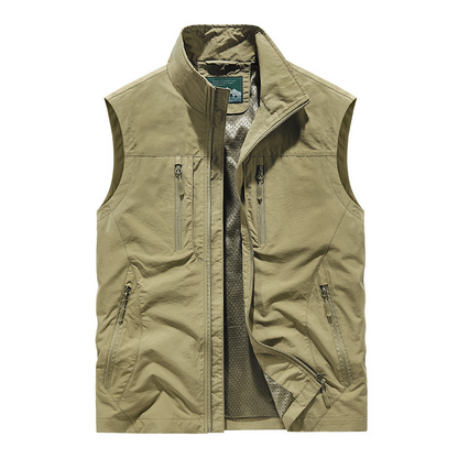 ⏳Spécial à durée limitée⏰Veste sans manches oversize pour homme avec poches🧥👕