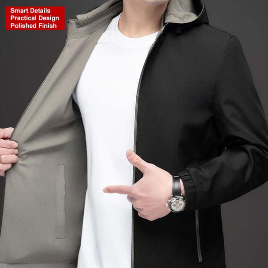⏳Spécial à durée limitée⏰Veste légère décontractée à fermeture éclair pour homme👔