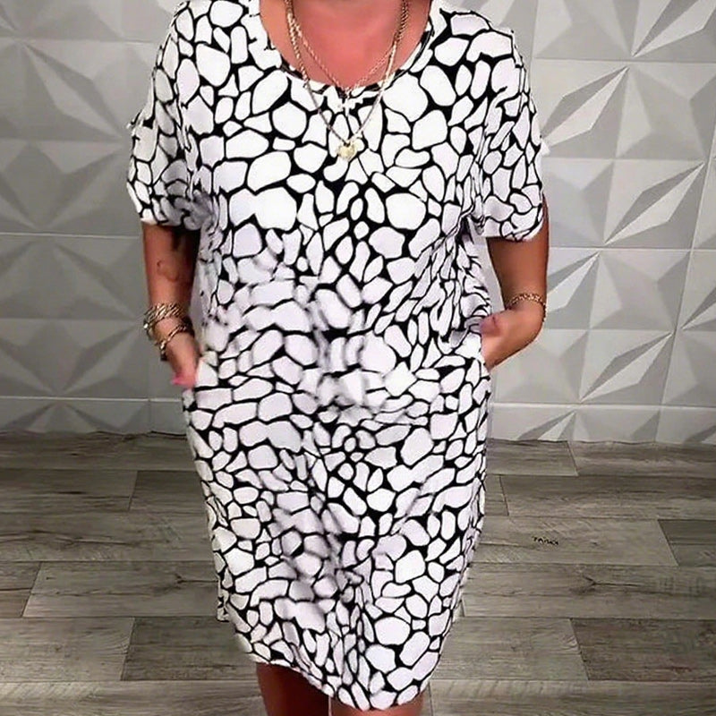 ⏳Spécial à durée limitée⏰Robe décontractée à pois pour femme👗