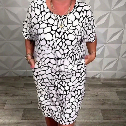 ⏳Spécial à durée limitée⏰Robe décontractée à pois pour femme👗
